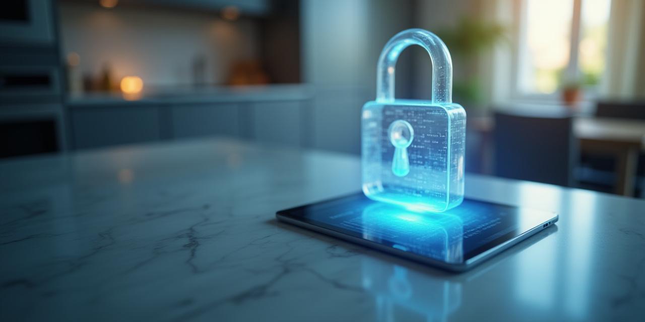 Secure data and digital privacy visual